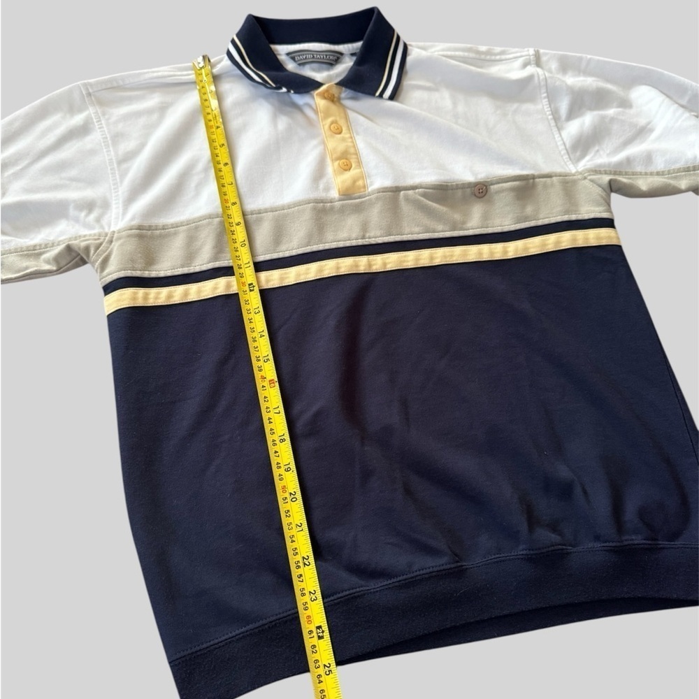 Vintage David Taylor Polo T Shirt Men Size Medium EUC - Picture 2 of 5